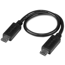 image-Cable Micro USB Startech UUUSBOTG8IN Black