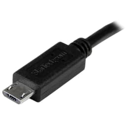 image-Cable Micro USB Startech UUUSBOTG8IN Black