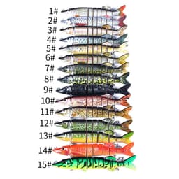 image-hengjia Hengjia fishing gear Luya bait 15 colors 12.5c multi-section fish submerged long-distance cast multi-section fish fake bait