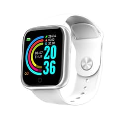 image-Y68 Smart Bracelet - Heart Rate Blood Pressure Silver