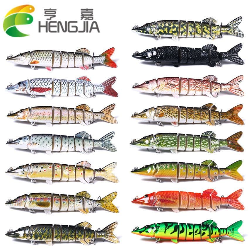 image-hengjia Hengjia fishing gear Luya bait 15 colors 12.5c multi-section fish submerged long-distance cast multi-section fish fake bait