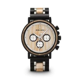 image-Multifunctional Solid Wood Quartz Watch