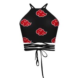 image-Source manufacturers wholesale European and American fashion navel sexy slim small vest, backless straps, one-line neck tube top tide