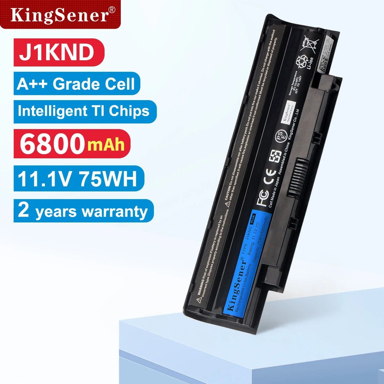 image-KingSener J1KND Laptop Battery for DELL Inspiron N4010 N3010 N3110 N4050 N4110 N5010 N5010D N5110 N7010 N7110