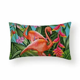 image-Cushion Cover Amazone - Flamingos Long