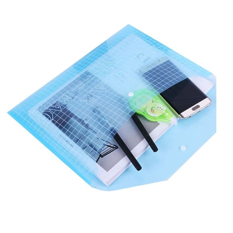 image-PVC Snap Button A4 File Bag 18C - Tong Zhusheng Model 209