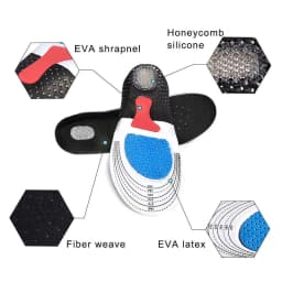 image-Thickened Sports Breathable Shock Absorption Insole