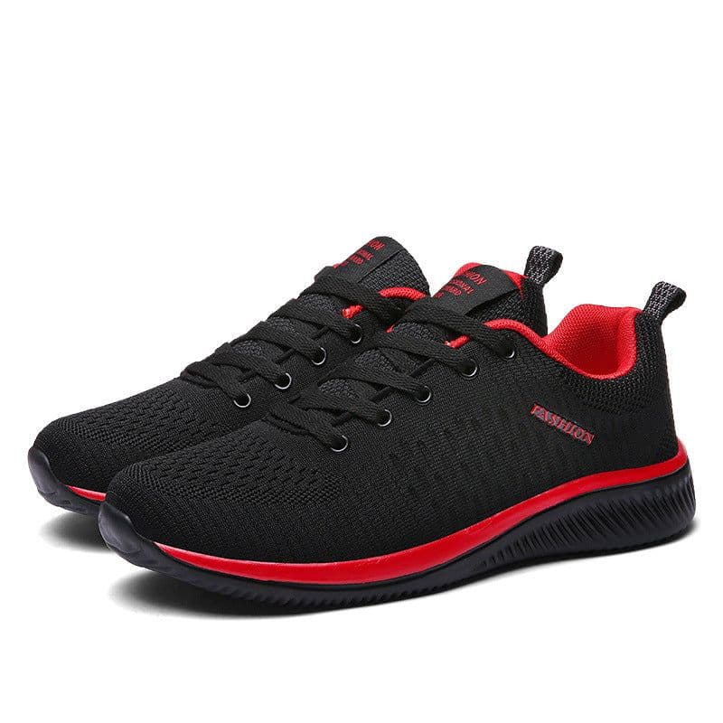 image-Men's Running Shoes - Black Gold Synthetic Leather Size 50