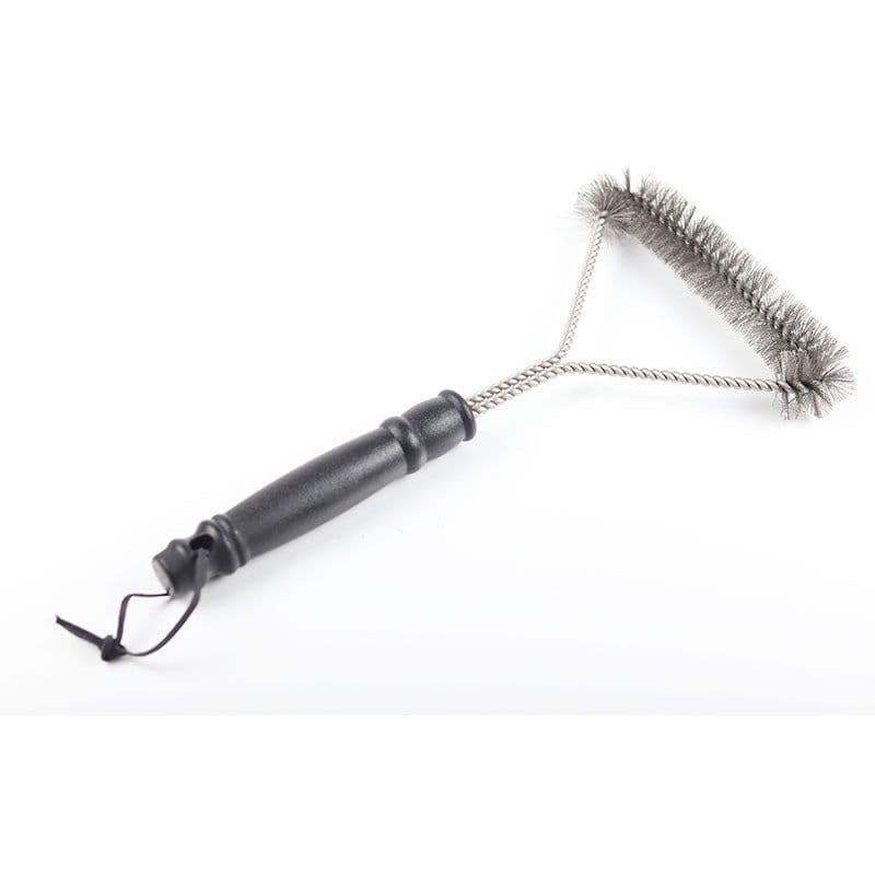 image-Zibo BBQ Grill Cleaning Brush Y-Shaped Wire