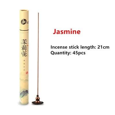 image-45pcs/box Natural Sandalwood Incense Meditation Purification Sleep Essential Home Buddhist Temple Home Decor 21CM