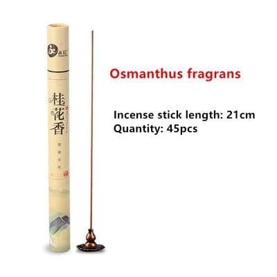 image-45pcs/box Natural Sandalwood Incense Meditation Purification Sleep Essential Home Buddhist Temple Home Decor 21CM