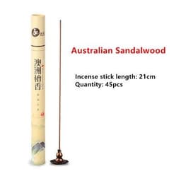 image-45pcs/box Natural Sandalwood Incense Meditation Purification Sleep Essential Home Buddhist Temple Home Decor 21CM
