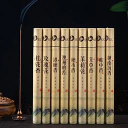 image-45pcs/box Natural Sandalwood Incense Meditation Purification Sleep Essential Home Buddhist Temple Home Decor 21CM