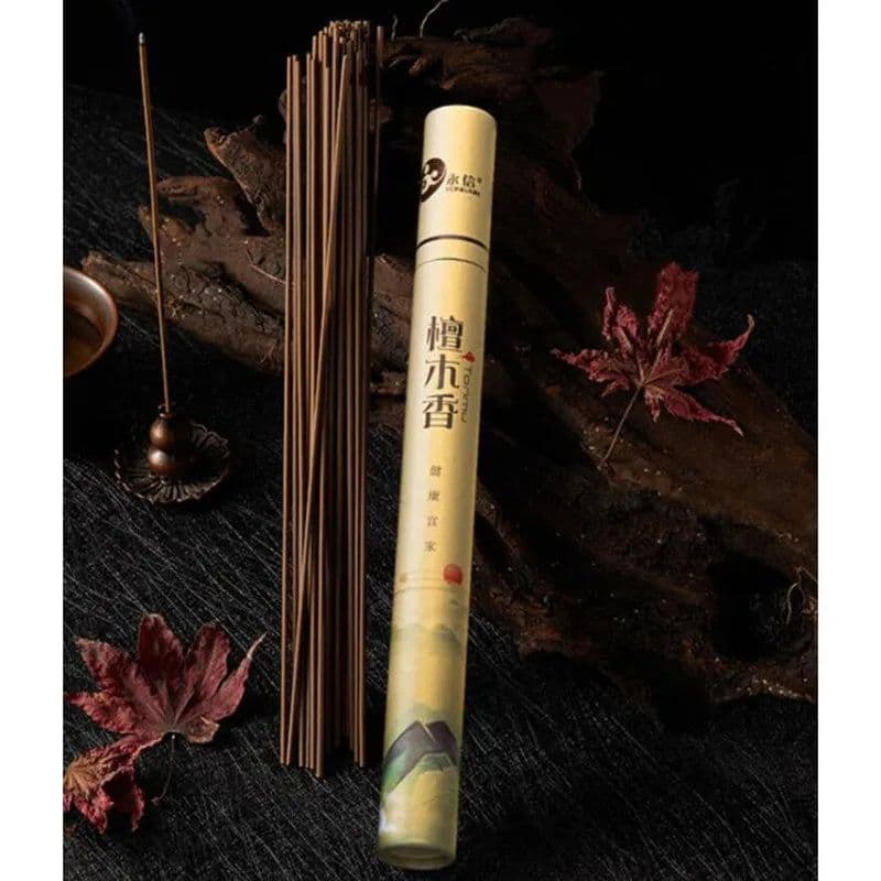 image-45pcs/box Natural Sandalwood Incense Meditation Purification Sleep Essential Home Buddhist Temple Home Decor 21CM