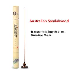 image-45pcs/box Natural Sandalwood Incense Meditation Purification Sleep Essential Home Buddhist Temple Home Decor 21CM