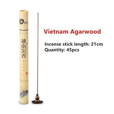 image-45pcs/box Natural Sandalwood Incense Meditation Purification Sleep Essential Home Buddhist Temple Home Decor 21CM