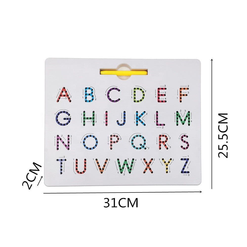 image-Qihui Double-Sided Magnetic Drawing Board - Lowercase