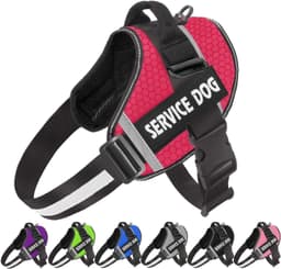 image-Pet Dog Reflective Harness Leash - Pink XXL