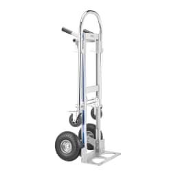 image-VEVOR 2 in 1 Hand Truck, 1000 lbs Load Capacity for 4-Wheel Mode, Convertible Hand Truck Dolly with Non-Slip Handle & Wheels, Portable Trolley Dolly for Moving Home, Office, Warehouse, Supermarket