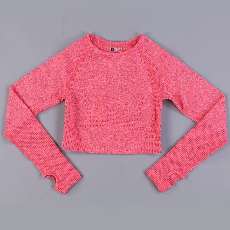 image-High-Elastic Yoga Fitness Clothing - Long Sleeves Dark Gray Women (65 characters)