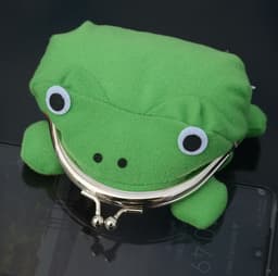 image-Naruto Frog Coin Purse Plush Wallet Green Toad Cartoon Unisex Kids