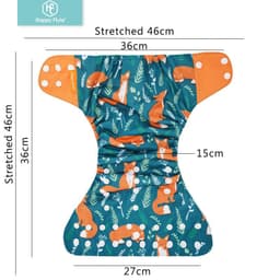 image-Happyflute 4-Pack Washable Training Pants - Waterproof Diapers for Infants 1-3 Years Old