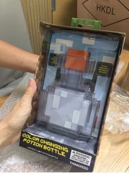 image-Minecraft Diamond Ore Lamp - Color Changing Night Light