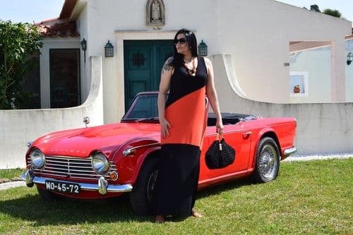 image-Dress Flavia / Long Casual Plus Size Dress / Sizes L to 6XL