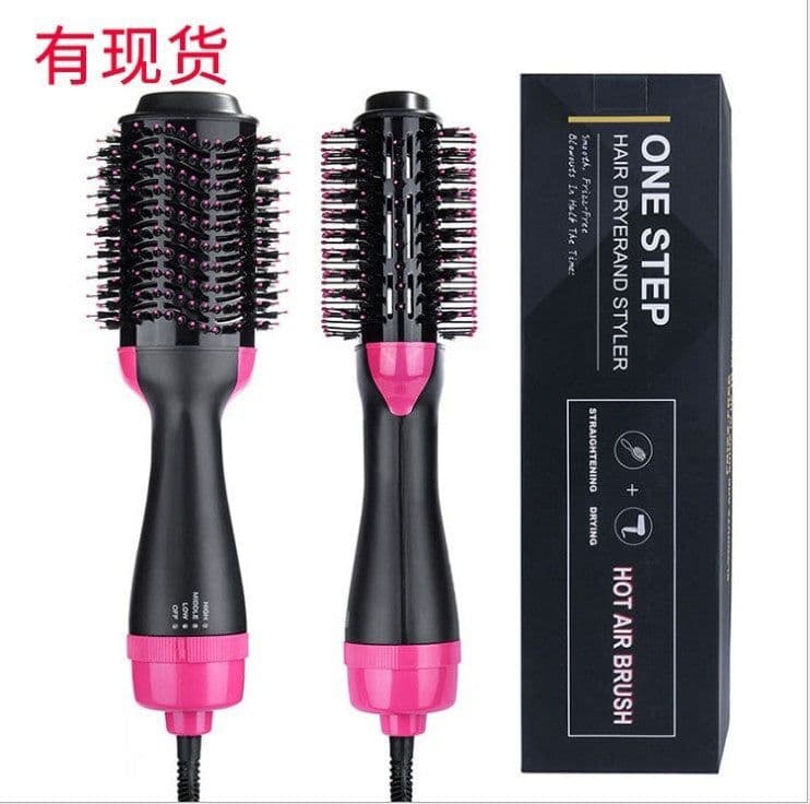 image-Negative Ion Hair Straightener Dryer Comb - Wet & Dry