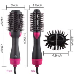 image-Negative Ion Hair Straightener Dryer Comb - Wet & Dry