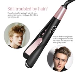 image-Cross-border Electric Hair Straightener Curler - Dual