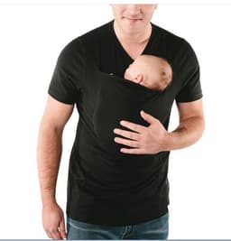 image-Kangaroo Dad Cotton T-Shirt - Men's XXXL Round Neck