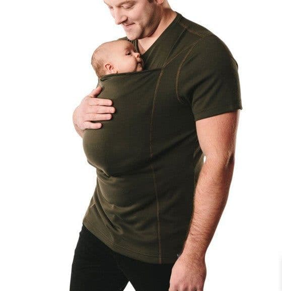 image-Kangaroo Dad Cotton T-Shirt - Men's XXXL Round Neck