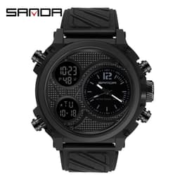 image-Sanda Sports Watch Men 54mm Waterproof Black