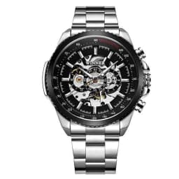 image-Steel Belt Calendar Automatic Mechanical Watch For Men
