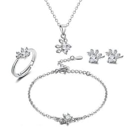 image-New Cat Bear Dog Paw Ring for Women Jewelry Sets