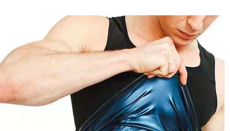 image-Men's and women's corset burst sweat clothing fat burning belly fitness sweat vest running sportswear body shaping clothing yoga clothing