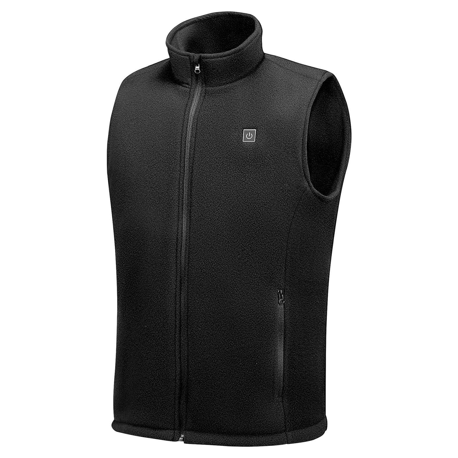 image-VEVOR Heated Vest, Men Electric Heating Vest with 16000 mAh Battery Pack, 6 Heating Zones Lightweight Rechargeable Winter-Vest with 3 Levels, for Outdoor Hiking Camping Fishing Skiing, Size XL