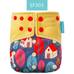 image-Happyflute Cloth Diaper - Waterproof, Anti-Leakage, One Size Fits All