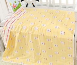image-110 * 110cm baby bath towel cover blanket gauze children quilt quality baby children pure cotton 6 six layer gauze bath towel