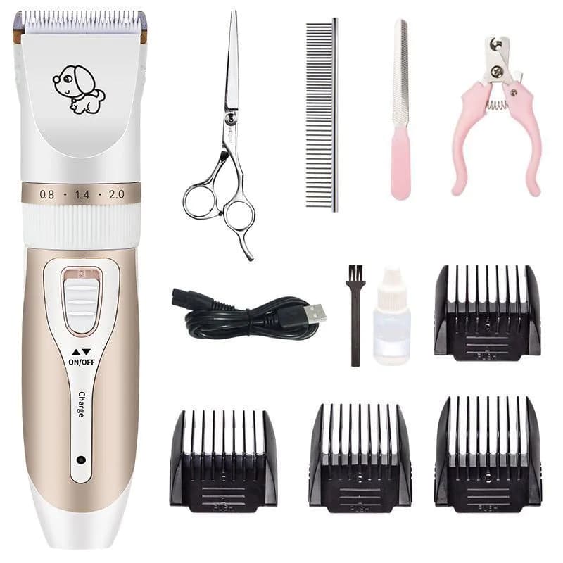 image-Factory direct professional pet hair clipper hair clipper for cats and pets does not hurt the skin rechargeable dog hair shaver