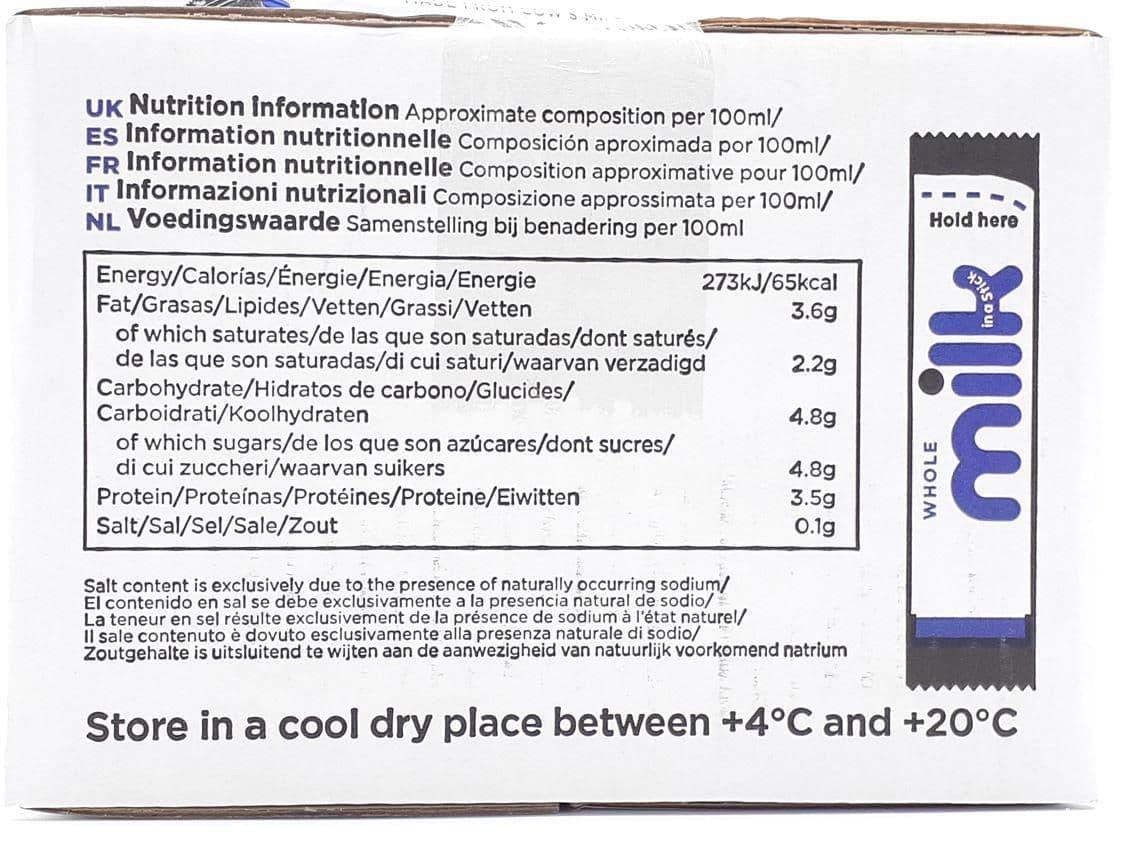 image-240x Semi Skimmed Whole Milk 10ml Sticks Long Life Portions Sachets Lakeland