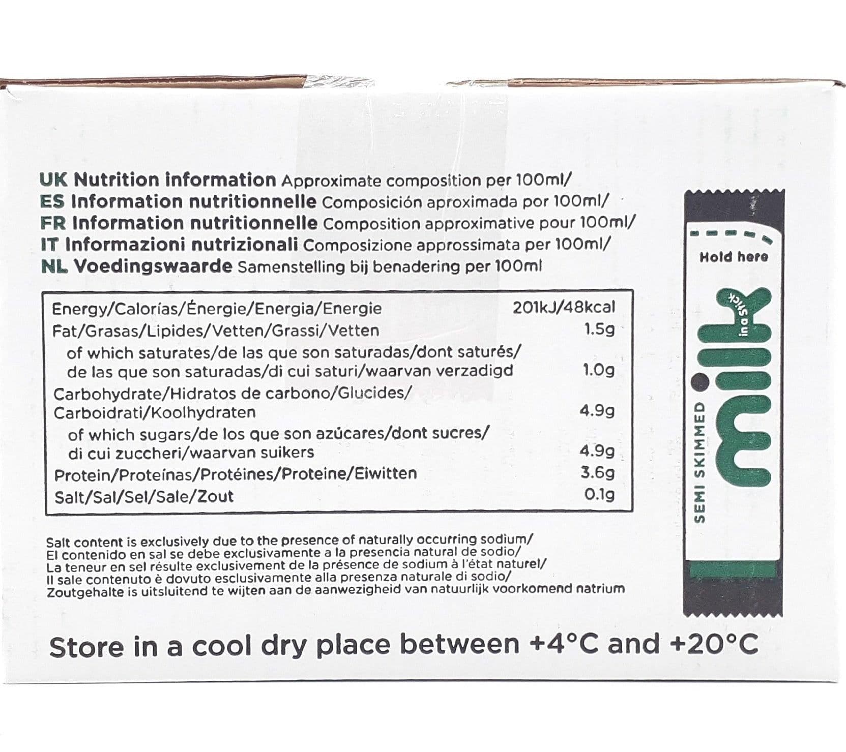 image-240x Semi Skimmed Whole Milk 10ml Sticks Long Life Portions Sachets Lakeland