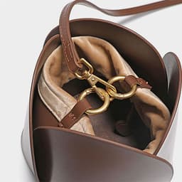 image-GUTT'SMEI Bucket Bag - Dark Green Genuine Leather