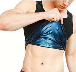 image-Men's and women's corset burst sweat clothing fat burning belly fitness sweat vest running sportswear body shaping clothing yoga clothing