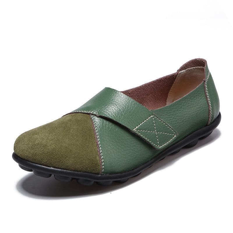 image-Cross-border 2019 factory direct sales large size women's shoes casual all-match women's singles shoes low top comfortable Velcro doudou shoes