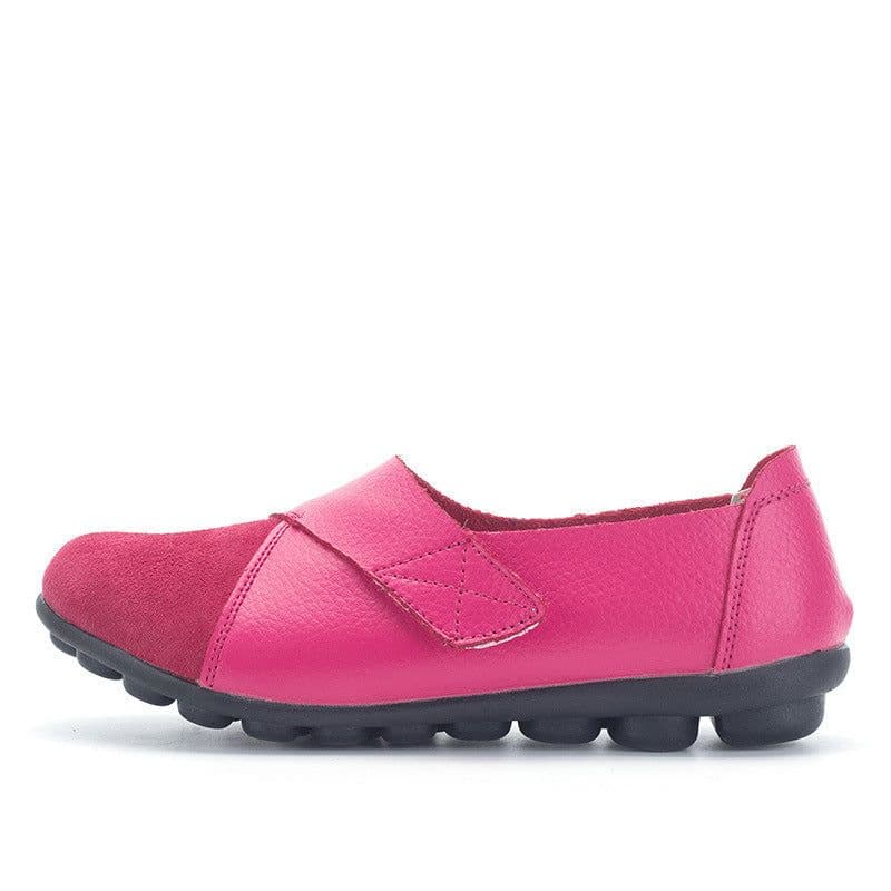 image-Cross-border 2019 factory direct sales large size women's shoes casual all-match women's singles shoes low top comfortable Velcro doudou shoes