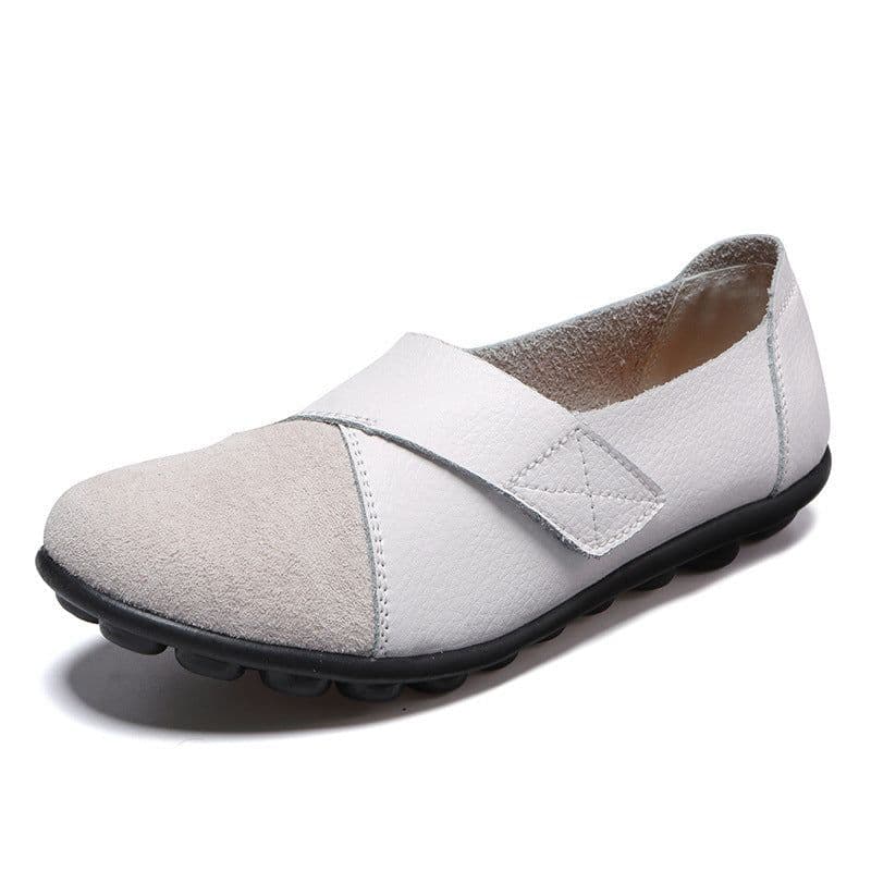 image-Cross-border 2019 factory direct sales large size women's shoes casual all-match women's singles shoes low top comfortable Velcro doudou shoes