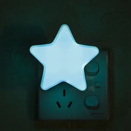 image-LED Stars Night Lights EU/US Plug Night Lamp Light Sensor Light Home Decor Bedroom Baby Room Living Room Corridor Lighting