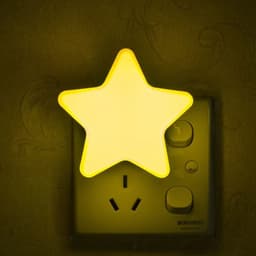 image-LED Stars Night Lights EU/US Plug Night Lamp Light Sensor Light Home Decor Bedroom Baby Room Living Room Corridor Lighting